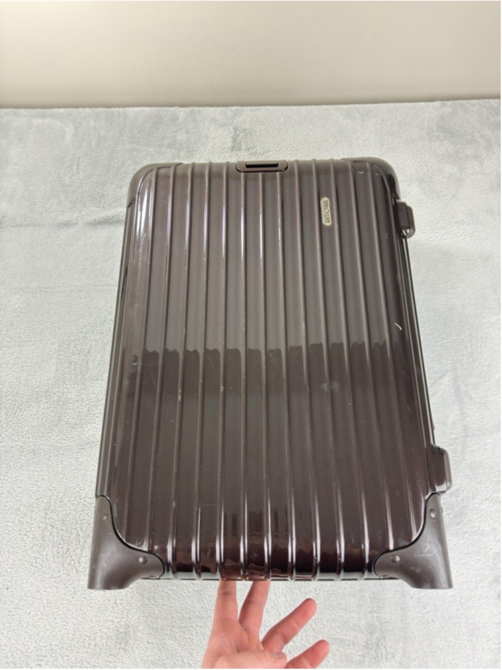 Rimowa Salsa Deluxe 32L Brown Two Wheel Carryon Suitcase Lock Doesn't Work